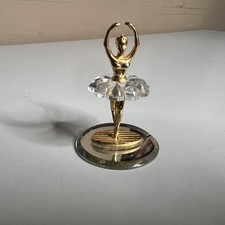 Unmarked Gold Metal Glass