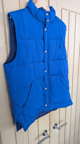 Joules mens blue gilet - blue,