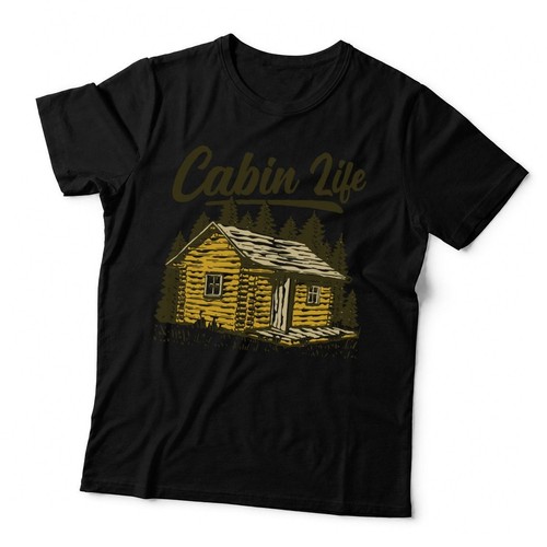 Cabin life log - cabin, forest