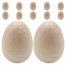  12 Pcs Paintable Eggs