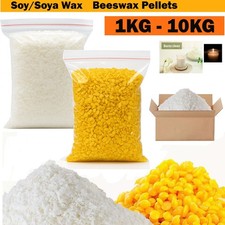 100% Pure Natural Soy Soya Wax Yellow Beeswax Bee Wax Pellets DIY Crafts Candle