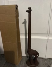Cast Iron Giraffe Toilet Roll