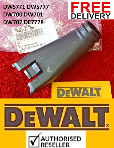 Genuine dewalt dust - genuine, adaptor