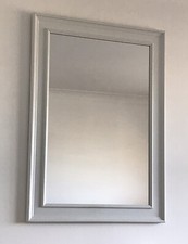 LOVELY Dunelm White Framed Mirror 91 x 66cm. PERFECT CONDITION