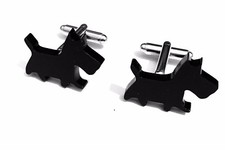  West Highland Terrier Dog Cufflinks Novelty Cufflinks In Black & Gift Bag