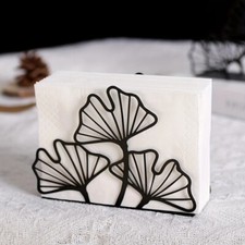Ginkgo Leaf Metal Napkin