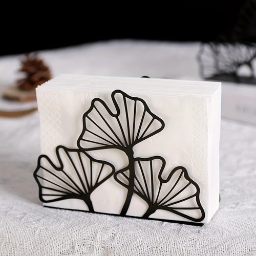 Ginkgo leaf metal napkin - leaf,