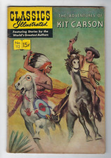 Classics Illustrated # 112 The Adventures of Kit Carson HRN 167 USA Edition VG