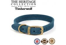 Ancol Leather Timberwolf Blue