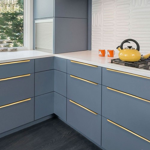 Black gold grey hidden cabinet - black/gold/grey,