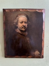 Vintage Rembrandt Wood Panel