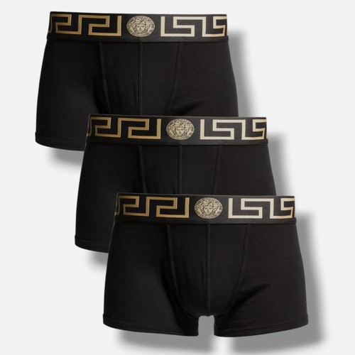 Versace men black - black, 3-pack