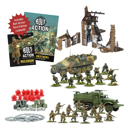 Bolt action starter - action:, set