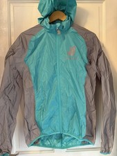Deliveroo Food Delivery Uniform Shell Windbreaker Zip Anorak Jacket Coat - Small