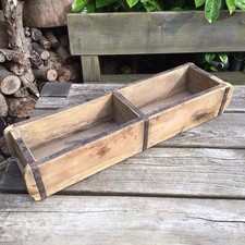 Large Vintage Wooden Double