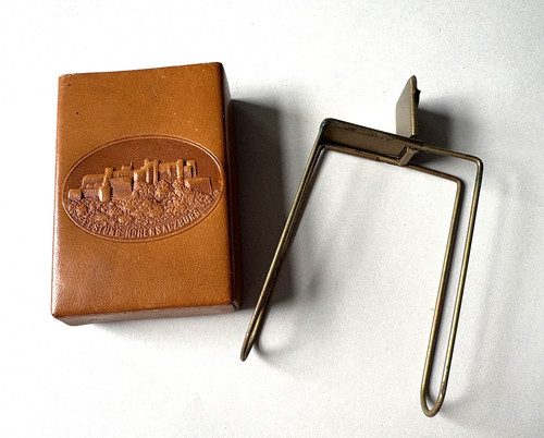 Vintage 1930 tan leather - 1930's,