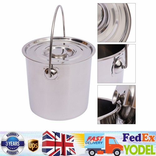 12l stainless steel - stainless, bucket