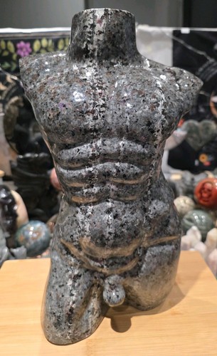 Huge yooperlite male carving - huge,