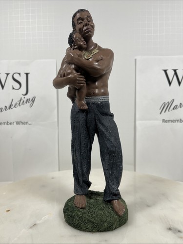 Figurine statue brown black - figurine,