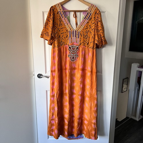 Monsoon eesha kaftan tie - eesha, dye