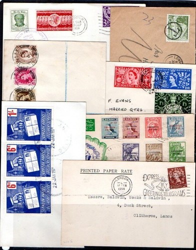 Qeii postal history - qeii,