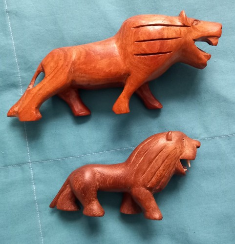 Vtg mcm joblot carved wood - mcm,