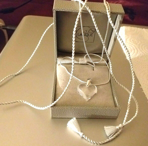 Lalique necklace pendant clear - lalique,