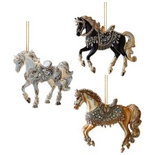 Horse Ornament 2D Acrylic Suncatcher Pendant Decor Christmas Horse 