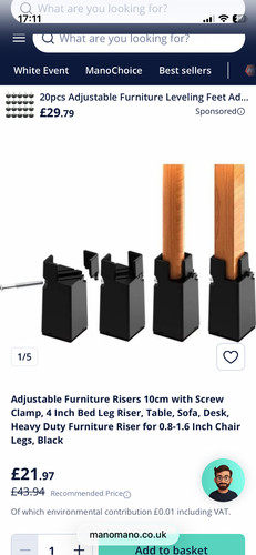 Furniture raising blocks - furniture,