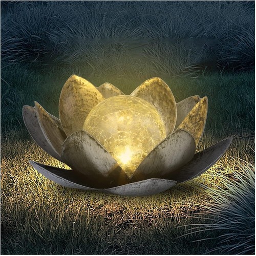 Solar lotus flower light led - lotus,