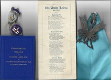 VIS UNITA LODGE No. 5041 Consecration jewel and memorabilia 1928-2014 East Lanc