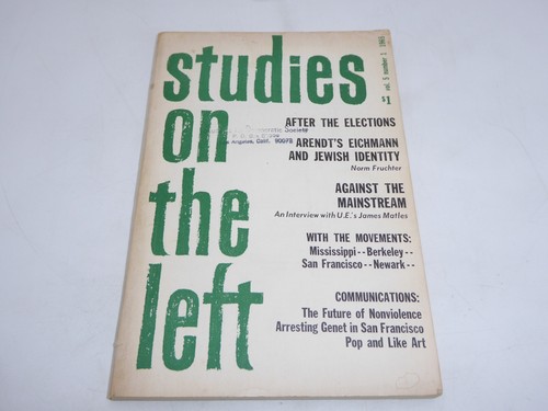 Studies the left vol - studies, vol.