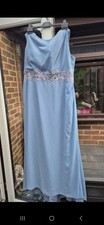 True Bride Dress Light Blue  Size 16 Vgc