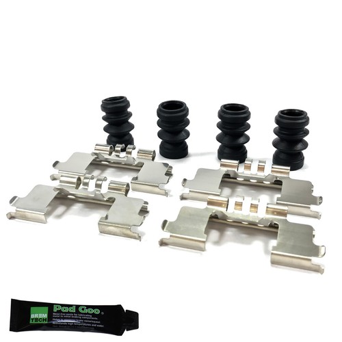 Front brake pad fitting - front, kit
