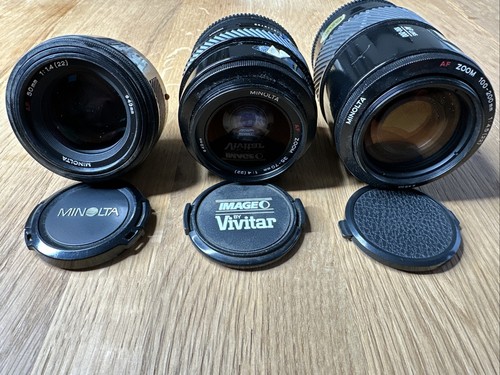 Minolta camera lens 50mm - minolta,