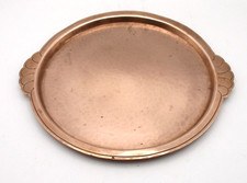 Vintage Arts & Crafts Hand Hammered Copper Tray - Birmingham Guild Ltd
