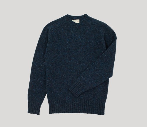 Merino wool donegal - merino, crew