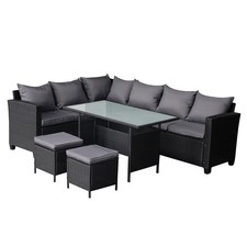 8 Seater Rattan Garden