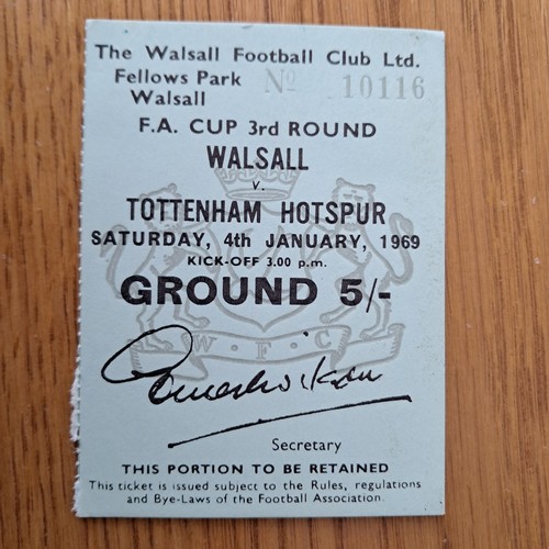 Ticket stub walsall - ticket, v