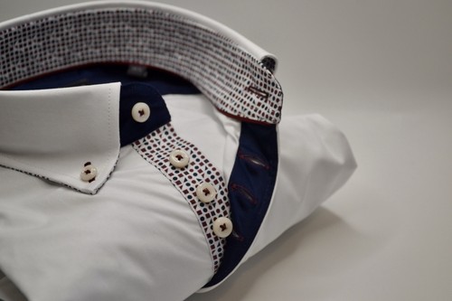 Men white slim fit with - men’s,