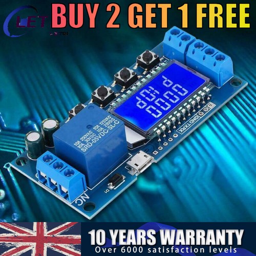 Delay relay module 12 - relay, 5/12/24v