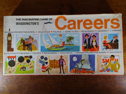 Vintage careers board game - board,