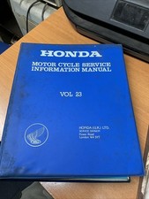 Honda Motorcycle Service Information Manual Used ? Cbx250rs Vf500f Vf500f11