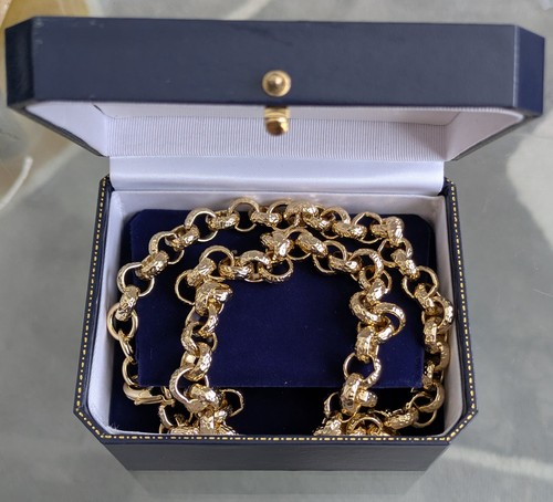 18k filled gold heavy round - 18k,