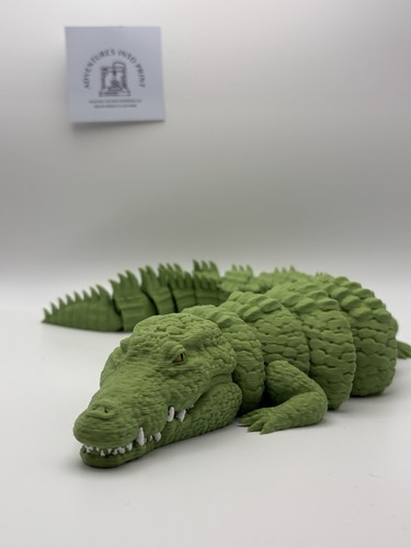 Articulated flexible crocodile - articulated,