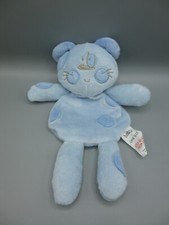 Tesco Cherokee Blue Dog Puppy Baby Comforter Soother Blanket Blankie