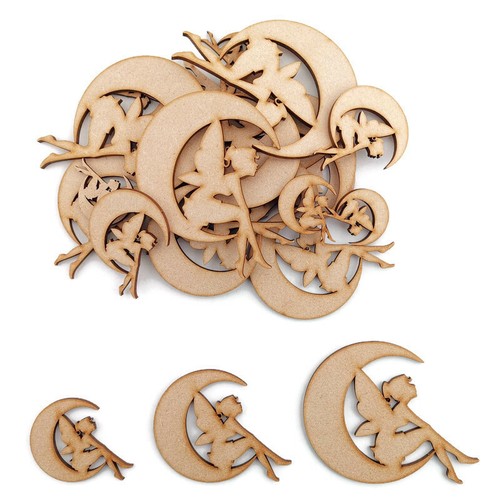 Fairy the moon mdf craft - fairy,