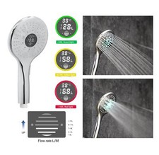 Round Shower Head & LCD Screen