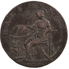 1793 HAMPSHIRE EMSWORTH HALFPENNY CONDER TOKEN [D&H 11] (#7546)