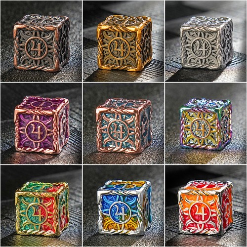 Metal dnd dice - dnd, polyhedral